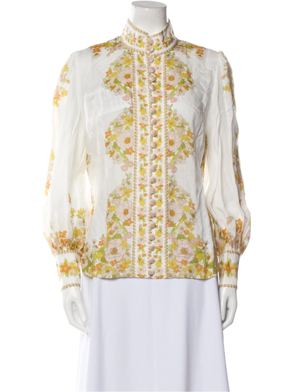 Zimmermann Super Eight Ramie Blouse